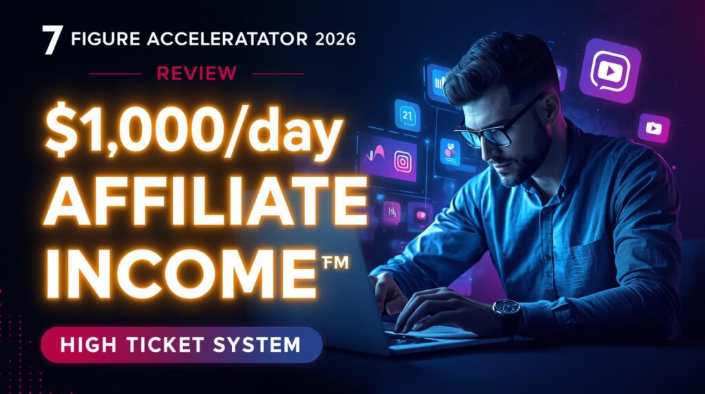 7 Figure Accelerator Review 2026 high ticket affiliate marketing system